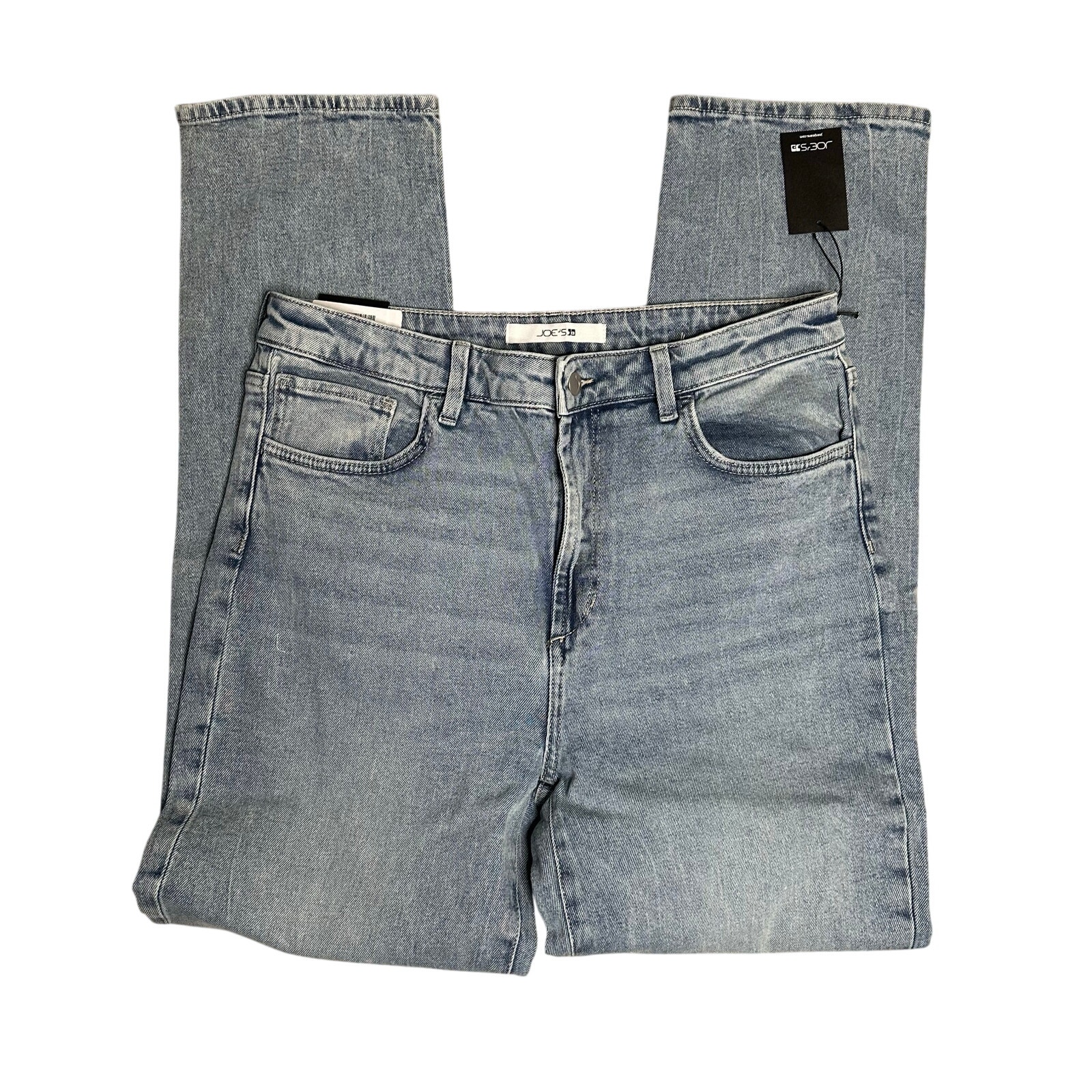 Joe's Jeans High Rise Straight Leg Women Size 32 Faded Wash New